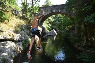 Baignade en rivière